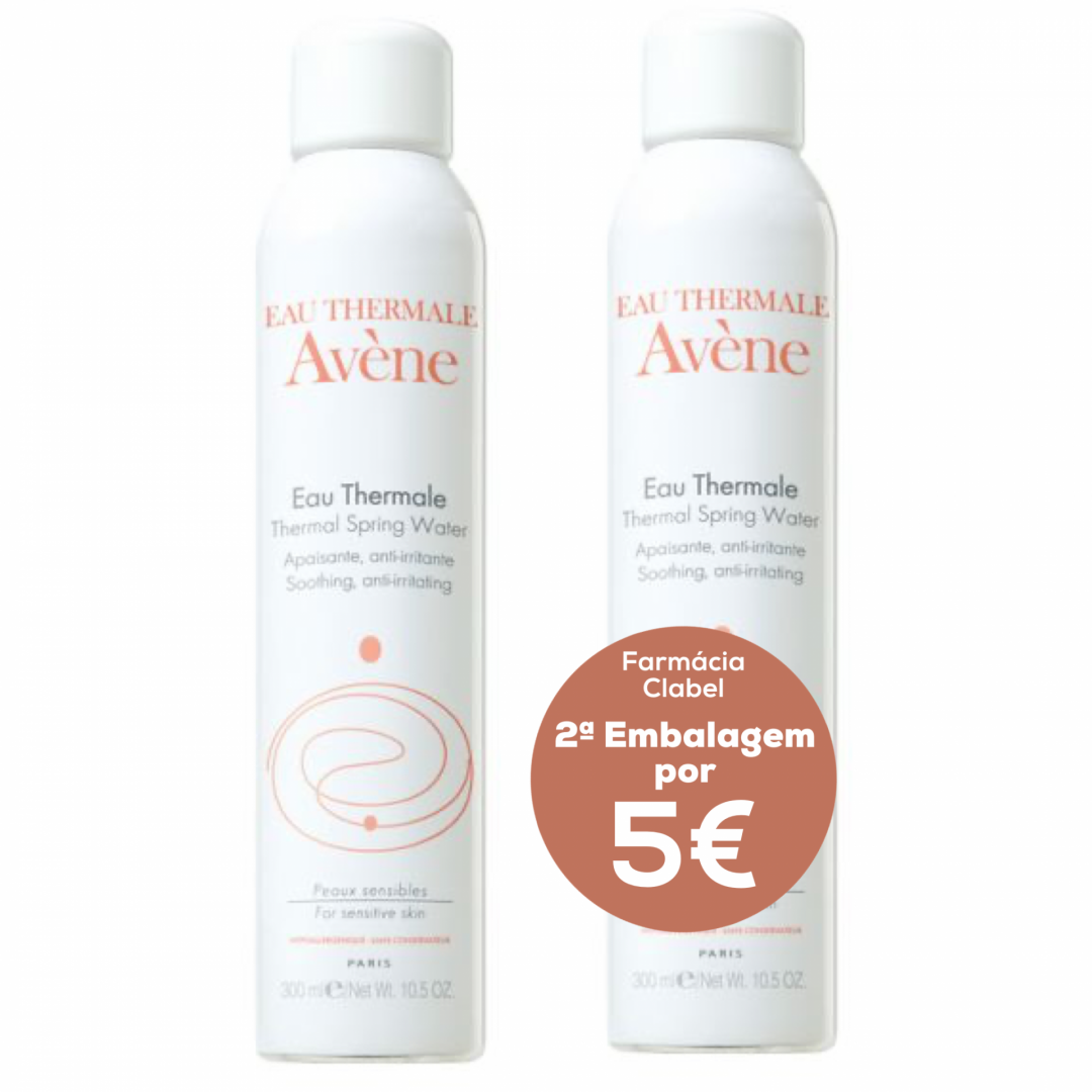 Avène Eau Thermale Duo Água termal 300 ml com 2ª Embalagem por 5€